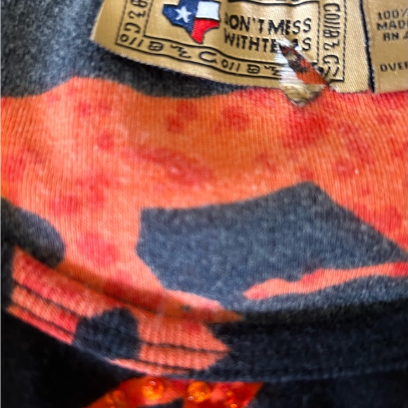 Don’t Mess with Texas Sequin Top Sz M - Picture 9 of 10